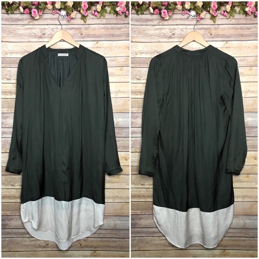 Ulla Johnson Color Block Shirt Dress